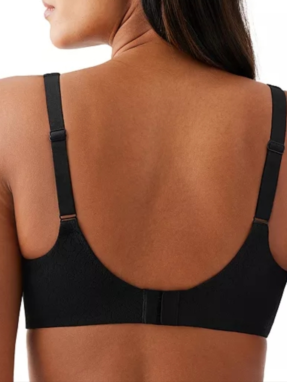 Wacoal Inside Job Wire Free Bra Size 38D Black Nwt - Picture 3 of 6